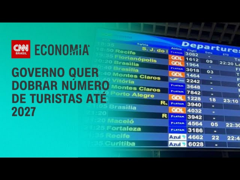 Governo quer o dobro de estrangeiros e US$ 9 bi em receitas com turismo até 2027